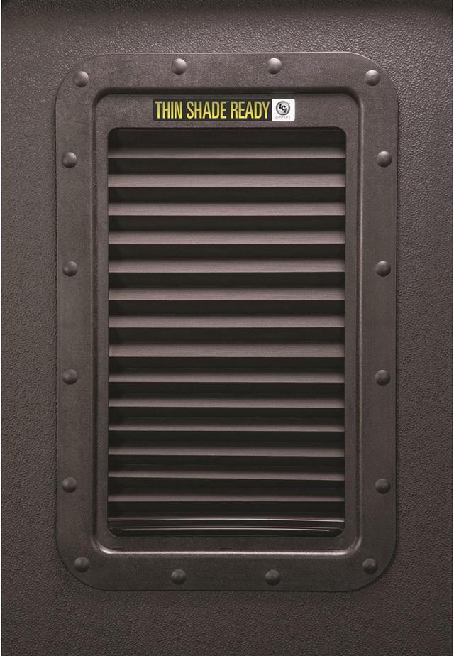 Alt view image 4 of 4 - Thin Shade?Ready for Prepped Lippert?Entry Doors,Black