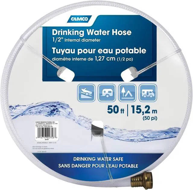 Alt view image 8 of 9 - CAMCO 22753 Camco 22753 Tastepure Freshwater Hose - 1/2" X 50