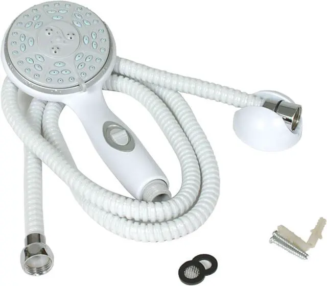 Alt view image 11 of 13 - 43714 RV/Marine Shower Head Kit, Handheld, White - Quantity 1