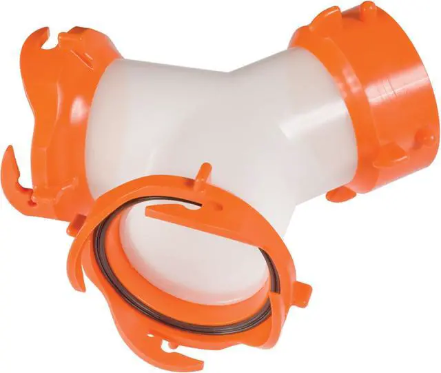Alt view image 11 of 12 - camco 39812 rhinoflex swivel wye fitting