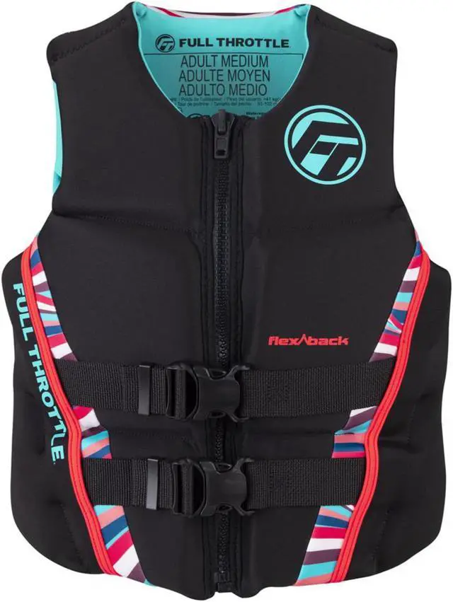 Main image of Full Throttle 142500-105-840-22 Women's Rapid-Dry Flex-Back Life Jacket - Large, Pink