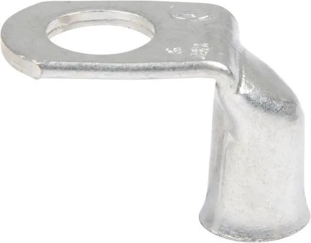 Main image of Ancor 262726 90 degree Tinned Copper Lug - 4/0 AWG x 3/8" Screw Hole, Pack of 2