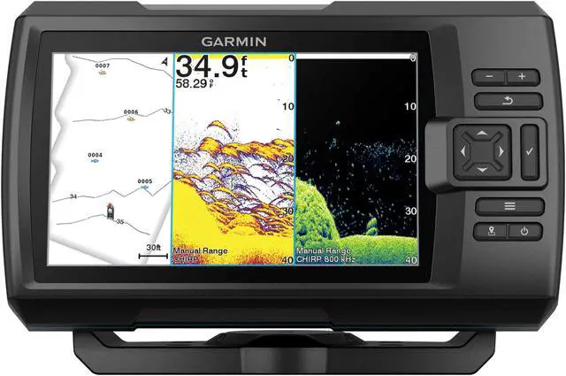 Alt view image 9 of 20 - GARMIN STRIKER VIVID 7CV 7 FISHFINDER GPS TRACK PLOTTER WITH GT20 NOT A CHART PLOTTER