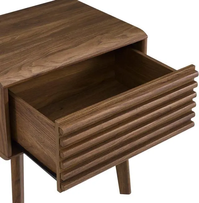 Alt view image 4 of 6 - Render End Table Nightstand Walnut