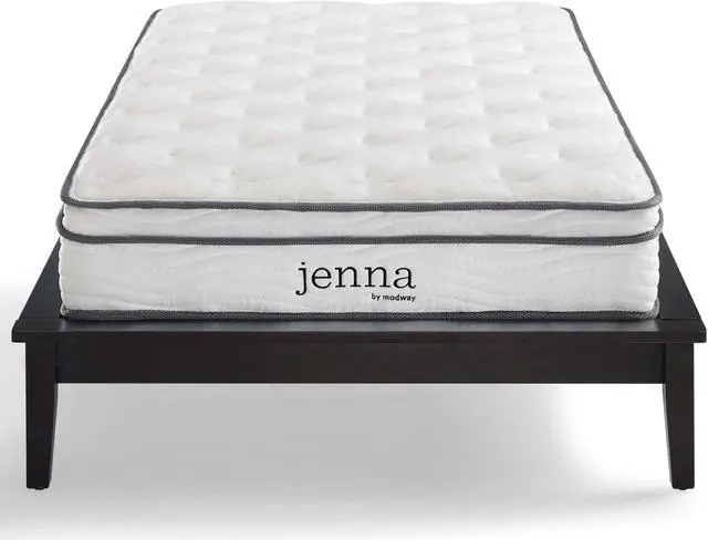 Main image of Jenna 8" Narrow Twin Innerspring Mattress White