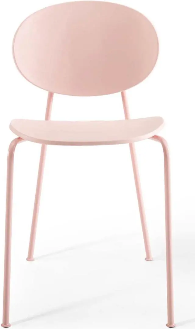 Alt view image 6 of 6 - Palette Dining Side Chair Set of 2 Pink