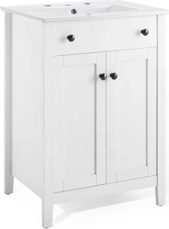 Main image of Nantucket 24" Bathroom Vanity White White