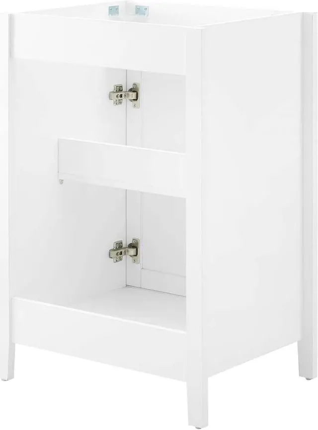 Alt view image 5 of 6 - Nantucket 24" Bathroom Vanity Cabinet (Sink Basin Not Included) White