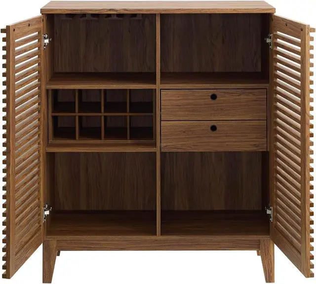 Alt view image 4 of 6 - Render Bar Cabinet Walnut