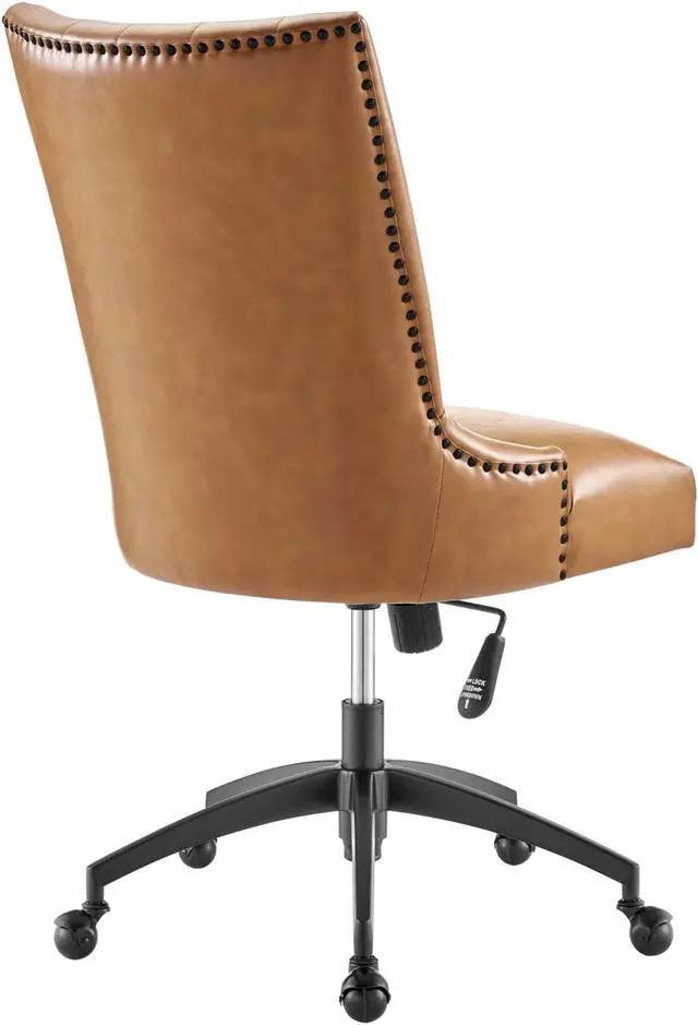 Alt view image 3 of 13 - Empower Channel Tufted Vegan Leather Office Chair