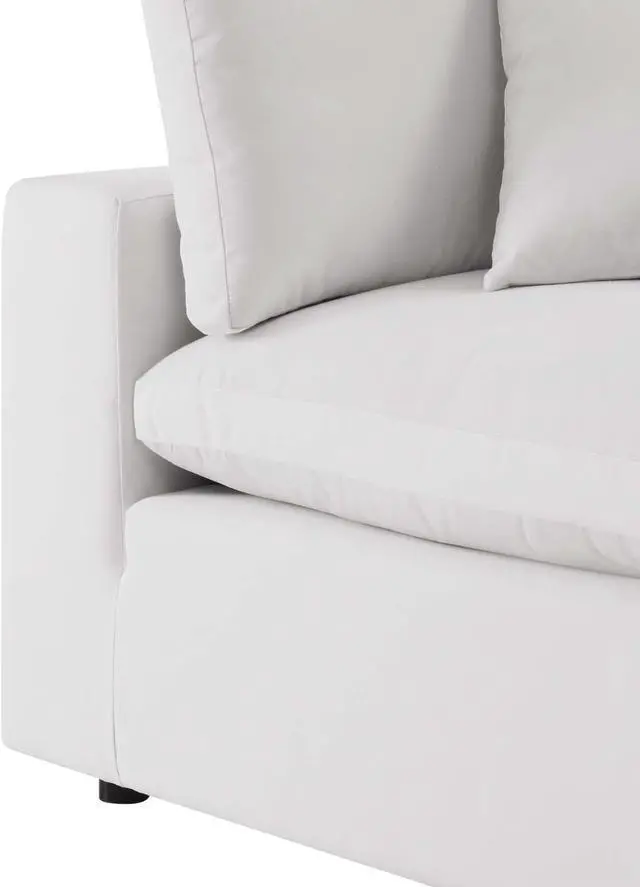 Alt view image 2 of 4 - Commix Overstuffed Outdoor Patio Armless Chair