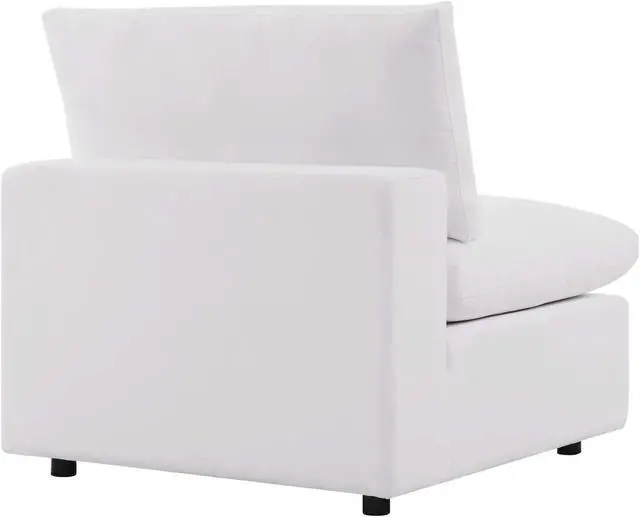 Alt view image 4 of 4 - Commix Overstuffed Outdoor Patio Armless Chair