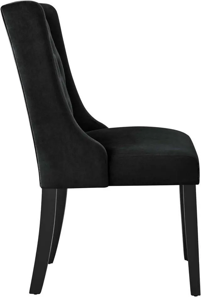 Alt view image 3 of 11 - Baronet Performance Velvet Dining Chairs - Set of 2