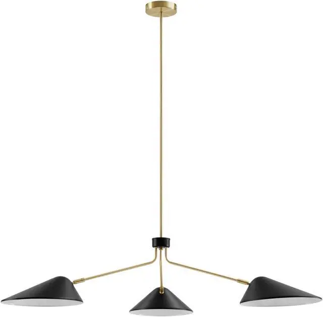 Alt view image 2 of 4 - Journey 3-Light 14" Arm Pendant