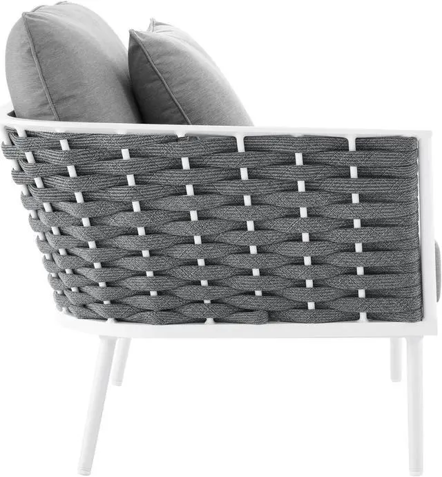 Alt view image 3 of 4 - Stance Outdoor Patio Aluminum Left-Facing Armchair