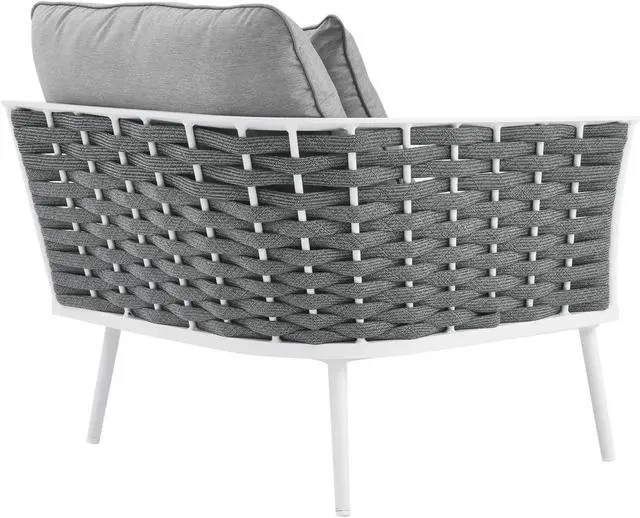 Alt view image 4 of 4 - Stance Outdoor Patio Aluminum Left-Facing Armchair