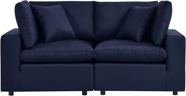 Main image of Commix Overstuffed Outdoor Patio Loveseat