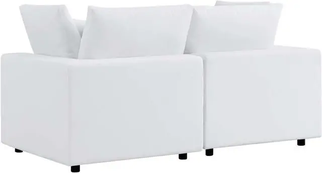 Alt view image 3 of 4 - Commix Sunbrella Outdoor Patio Loveseat