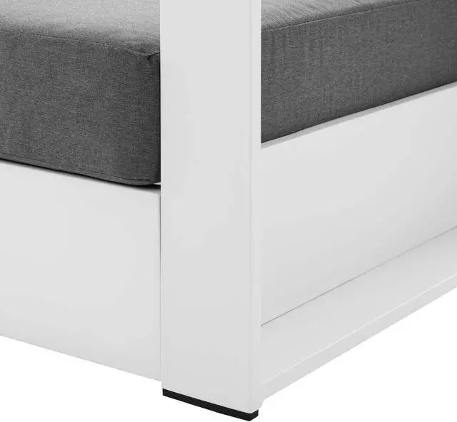 Alt view image 4 of 4 - Tahoe Outdoor Patio Powder-Coated Aluminum Armchair