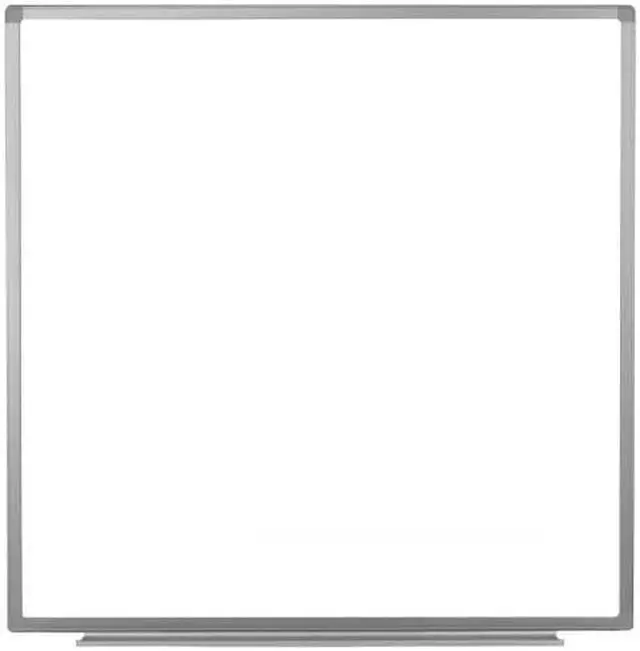 Alt view image 6 of 6 - Luxor 48 x 48 Wall-Mounted Magnetic Whiteboard