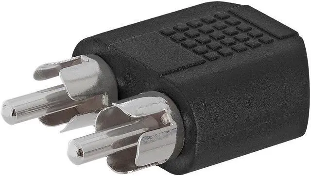 Alt view image 4 of 4 - Cmple - 3.5mm Mono Jack to 2xRCA Plug Adapter