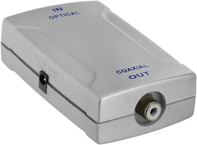 Alt view image 4 of 7 - Cmple - Optical Toslink Jack (Input) to Coaxial RCA Jack(Output) Digital Audio Converter