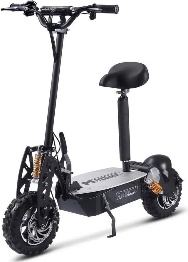 Main image of MotoTec 2000w 48v Electric Scooter Black