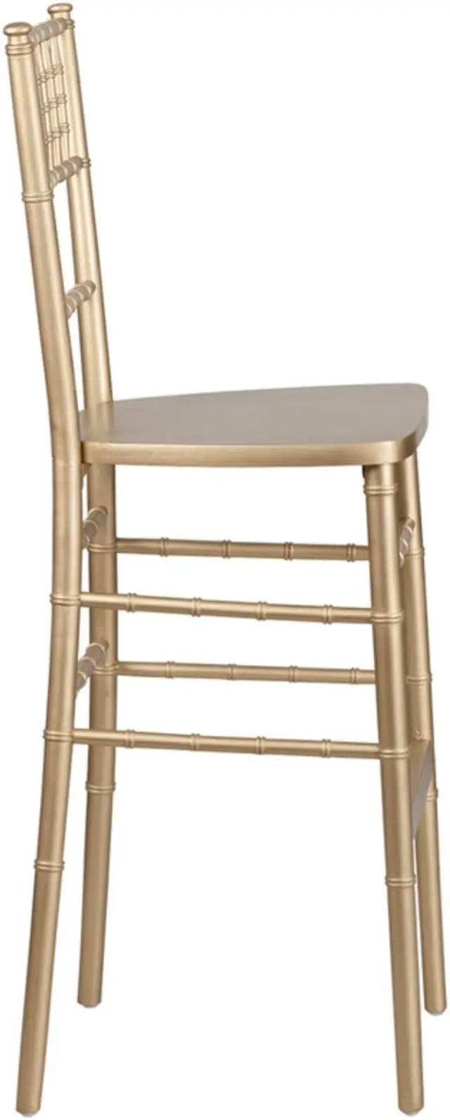 Alt view image 2 of 15 - Flash Furniture HERCULES Series Gold Wood Chiavari Barstool