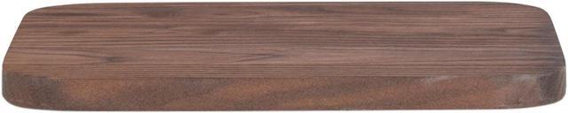 Alt view image 12 of 12 - Rustic Walnut Wood Seat for Colorful Metal Barstools