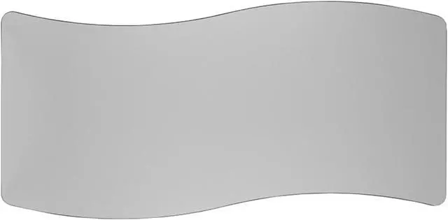 Alt view image 4 of 20 - 26"W x 60"L Rectangular Wave Flexible Collaborative Grey Thermal Laminate Activity Table - Standard Height Adjustable Legs