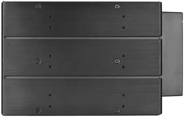 Alt view image 3 of 6 - Three 5.25" device bay to four 3.5" SAS-12G / SATA 6Gbit/s trayless hot-swap cage