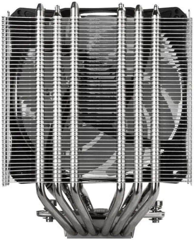 Alt view image 6 of 6 - Dual tower CPU cooler with 6 heat-pipes and dual 120mm ARGB fans