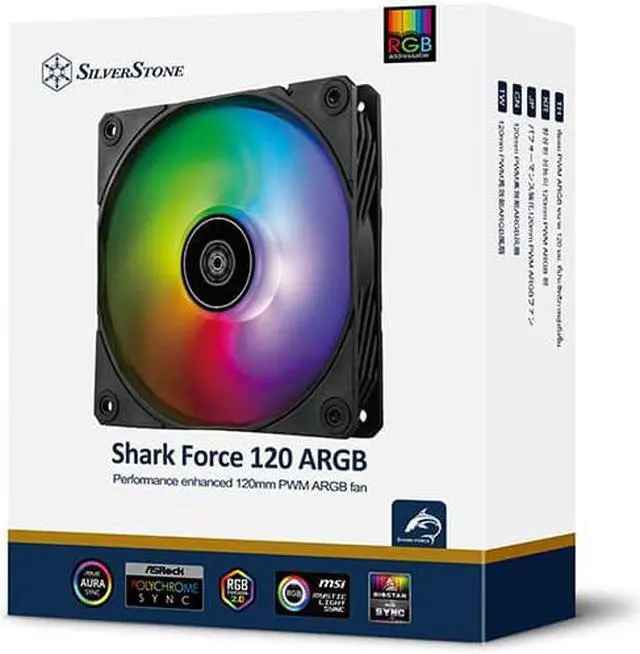 Alt view image 6 of 6 - Performance enhanced 120mm PWM ARGB fan