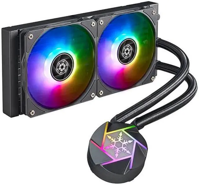 Main image of SilverStone VIDA 240 Slim High Performance Slim All-In-One Liquid Cooler - Supports Intel LGA 1851/1700 and AMD AM5/AM4