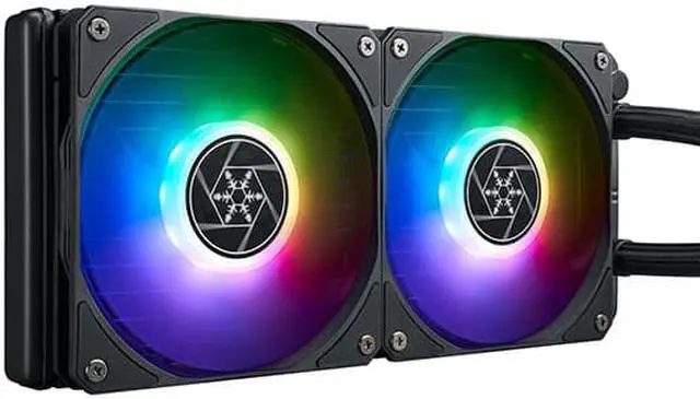 Alt view image 6 of 6 - SilverStone VIDA 240 Slim High Performance Slim All-In-One Liquid Cooler - Supports Intel LGA 1851/1700 and AMD AM5/AM4