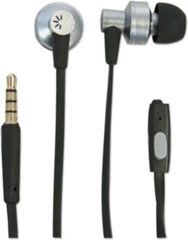Main image of Round Earbuds with Microphone BLACK