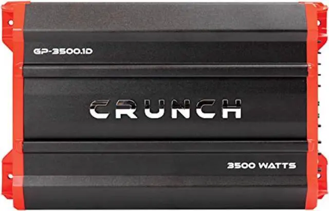 Alt view image 2 of 8 - Crunch Ground Pounder 1 x 875 @ 4 Ohms 1 x 1750 @ 2 Ohms 1x 3500 @ 1 Ohms D Class