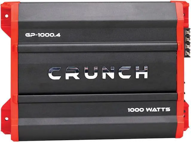 Alt view image 2 of 13 - Crunch Ground Pounder 4 x 125 @ 4 Ohms 4 x 250 @ 2 Ohms 2 x 500 Watts @ 4 Ohms Bridged