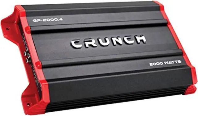 Alt view image 3 of 14 - Crunch Ground Pounder 4 x 250 @ 4 Ohms 4 x 500 @ 2 Ohms 2 x 1000 Watts @ 4 Ohms Bridged
