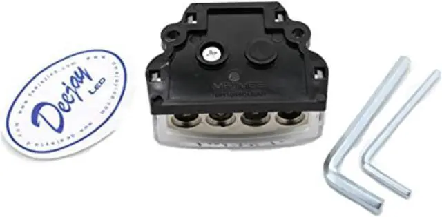 Main image of DEEJAYLED 1 0 GAUGE TO 4 4 GAUGE DIST BL