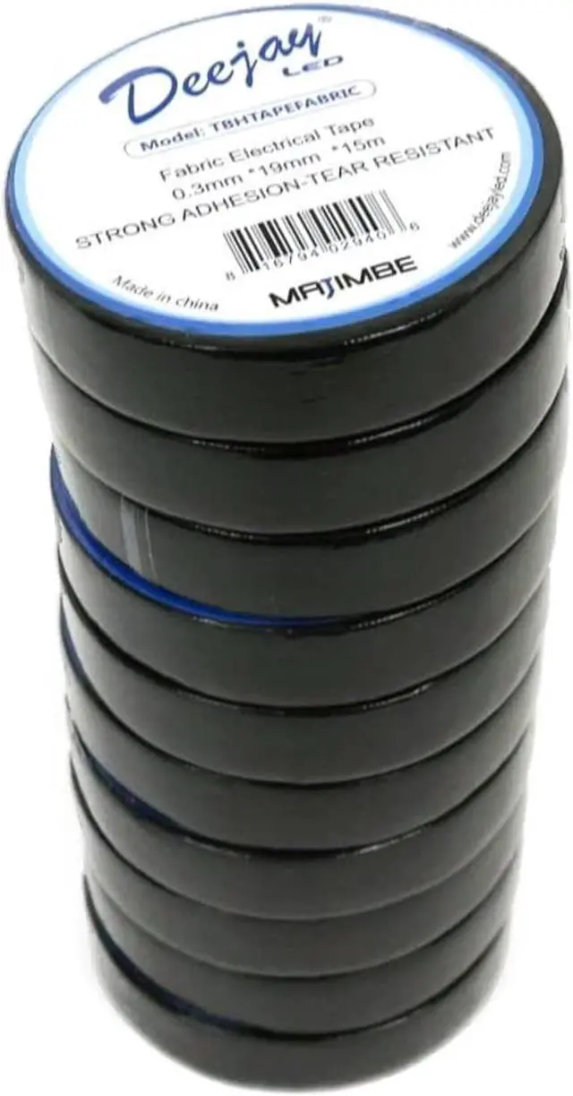 Main image of DEEJAYLED FABRIC TAPE 10 ROLLS