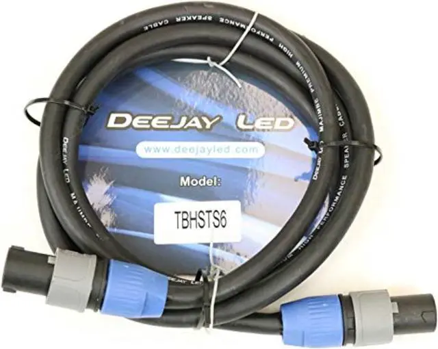 Main image of 6 Foot Length SPEAKON 4-Connector to SPEAKON 4-Connector Audio Cable