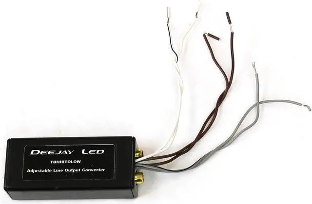 Main image of Adjustable Speaker Level to RCA Output Converter