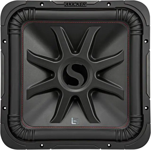 Alt view image 11 of 18 - Kicker L7R 15 Inch 1800W Max Power 4 Ohm DVC Square Car Audio Subwoofer, Black