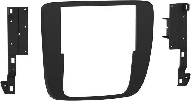 Alt view image 18 of 18 - Metra 108-GM2B Double DIN Dash Kit For Chevrolet / GMC Vehicles Matte Black