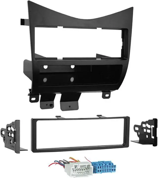 Alt view image 16 of 18 - Metra '03-'07 Honda Accord Lower Dash Mount Radio Install Kit 99-7862