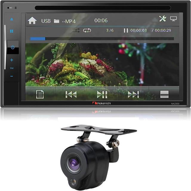 Alt view image 11 of 11 - 6.2" 2 DIN Car Stereo Receiver Bluetooth Camera DVD CD FM Touchscreen Nakamichi
