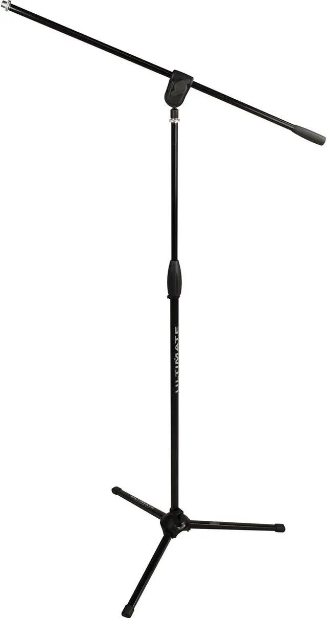 Alt view image 2 of 3 - Ultimate Support MC-40B PRO Classic Series Tripod Style Microphone Stand with Three-way Adjustable Boom Arm