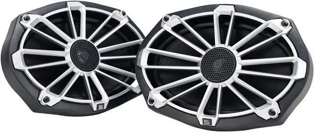 Alt view image 20 of 20 - MB Quart NP1-169 Nautic Premium Waterproof 6x9 Inch Marine Speakers (black, Pair) With 3 Grill Colors Included.