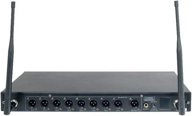 Alt view image 3 of 7 - VOCOPRO | UDX-OCTO  Professional Eight-User Digital PLL Wireless Microphone Receiver with "Mic-on-chip" Technology